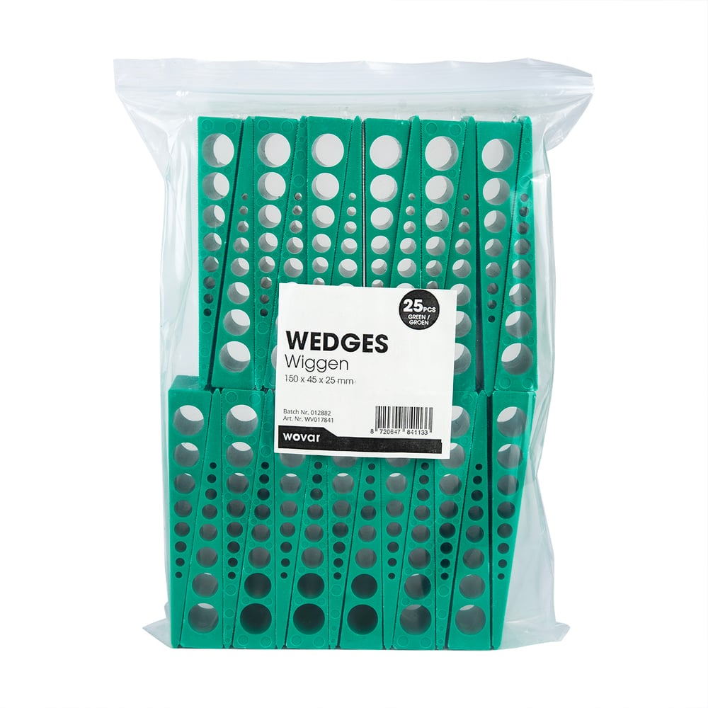 KunststofWiggen150x45x25mmGroen_25stuks3