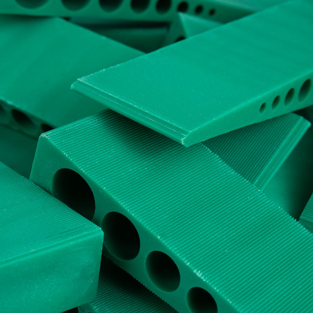 KunststofWiggen150x45x25mmGroen_25stuks4