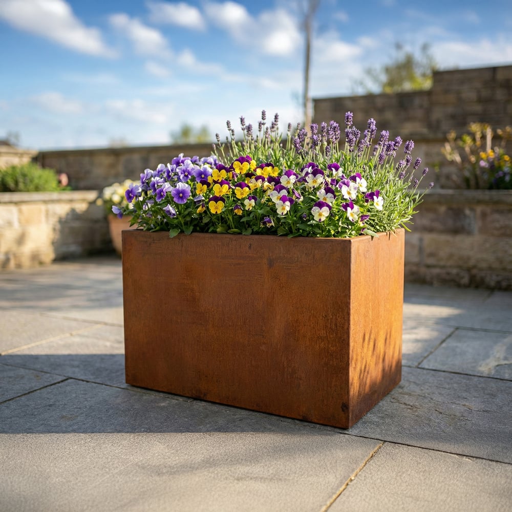 CortenstaalPlantenbak60x40x40cm_Bloembak