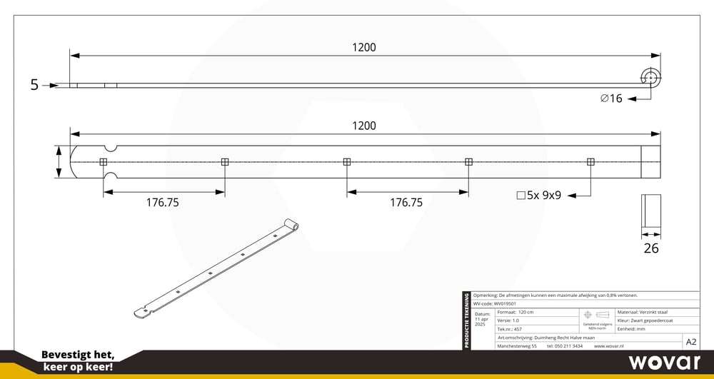 WV019501_DuimhengZwartRechtHalvemaan120CM
