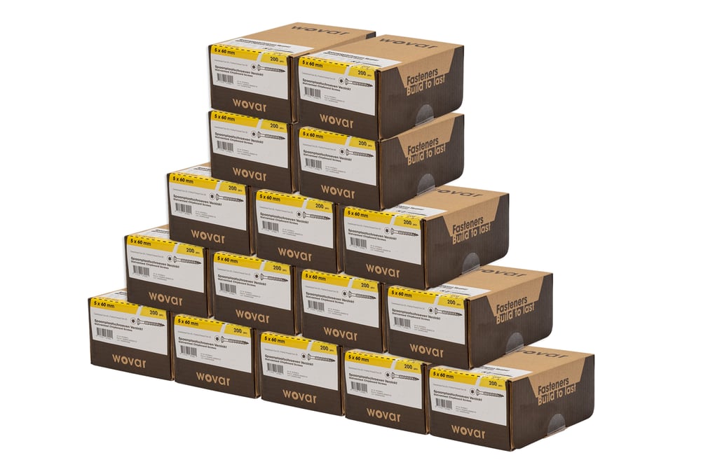 SpaanplaatschroevenVerzinkt5x60mmDeeldraadT25_Overdoos16x200Stuks