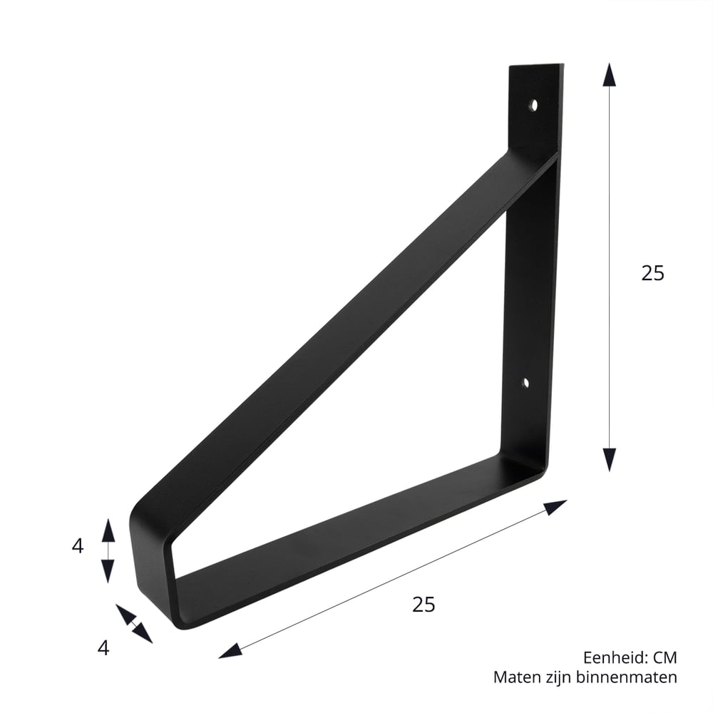 PlankdragerIndustrieelZwart250x250mm_Set2Stuks4