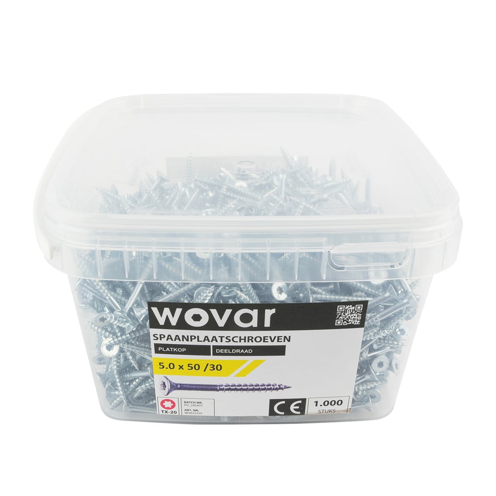 VoordeelemmerSpaanplaatschroevenVerzinkt5_0x50mmTorx20Deeldraad_1000stuks22