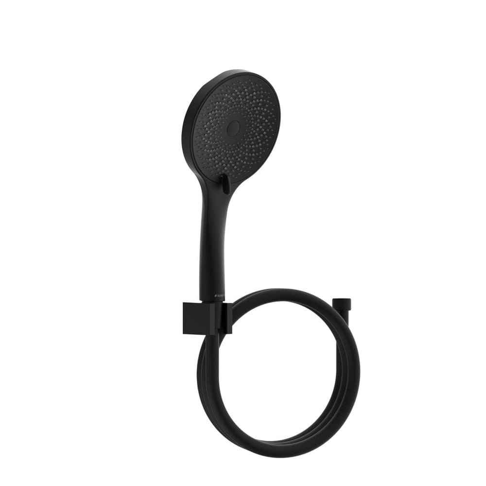 handdouchesetzwartmetslang