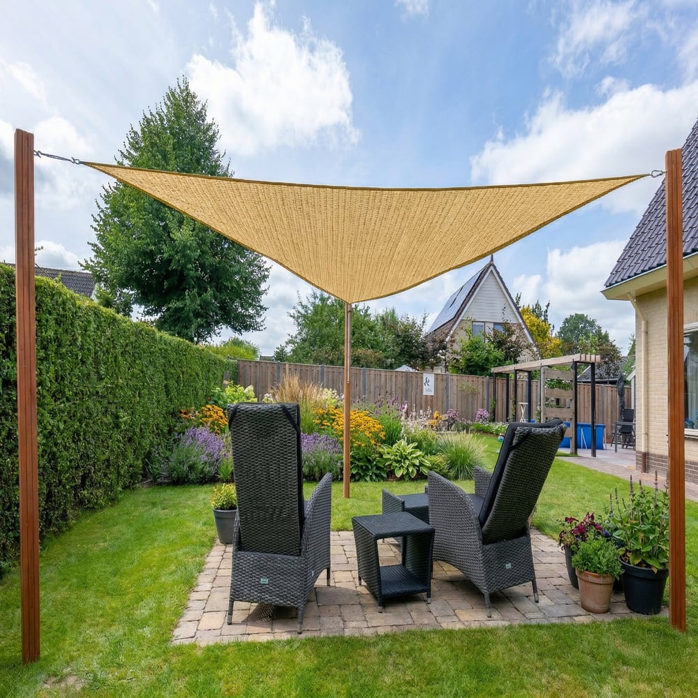 Schaduwdoek_Driehoek3_6M_160gm2_Beige_PerStuko