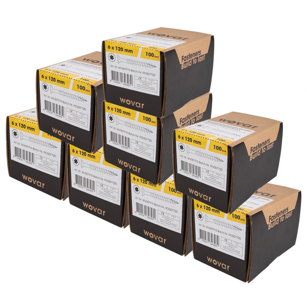 SpaanplaatschroevenVerzinkt6x120mmTorx30Deeldraad_Doosjes