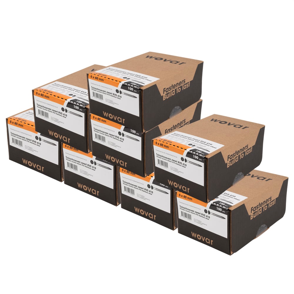 PotdekselschroevenZwartRVS4105x80mmTorx25Deeldraad_Doosjes