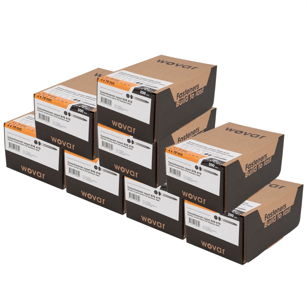 PotdekselschroevenZwartRVS4104x70mmTorx20Deeldraad_Doosjes