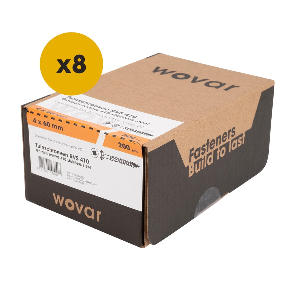 TuinschroevenRVS4104x60mmTorx20Deeldraad_Doosje