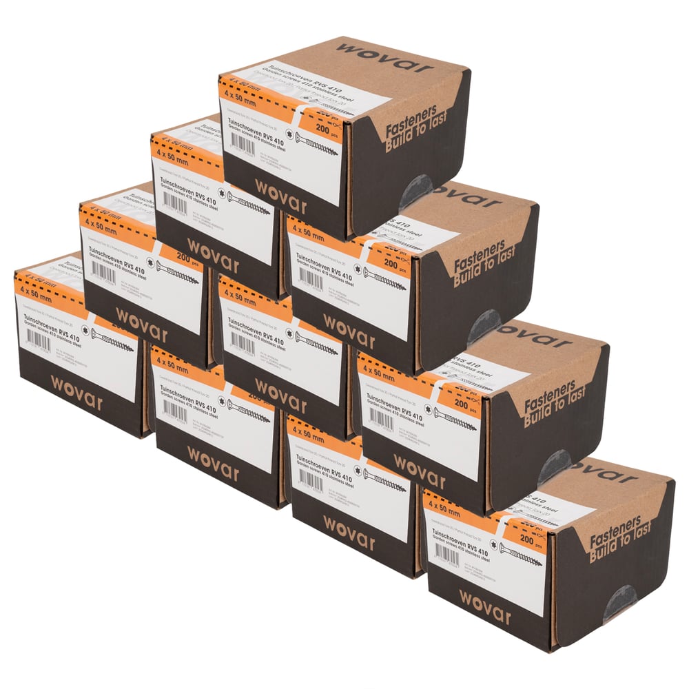 TuinschroevenRVS4104x50mmTorx20Deeldraad_Doosjes