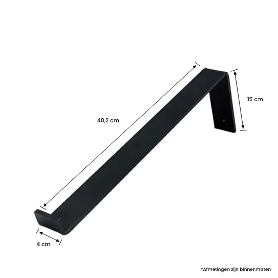 plankdrager_zwart_staand_15x40_afmetingen