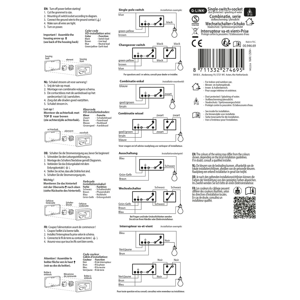 opbouwcombinatiewisselschakelaarmetstopcontactrandaardeip54zwart4