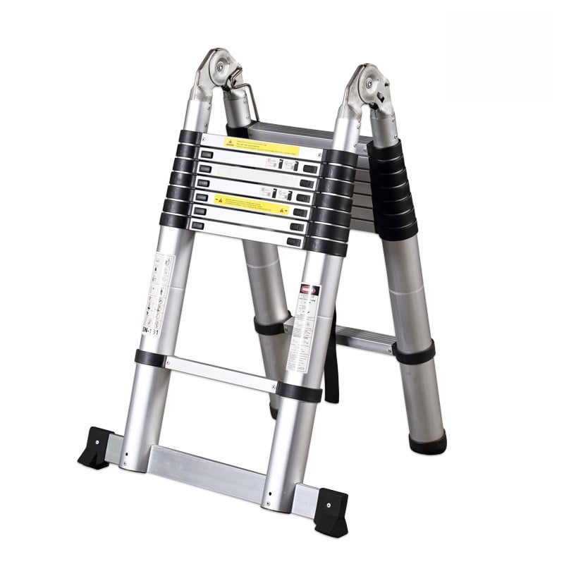 telescopischevouwladder10tredenaluminium