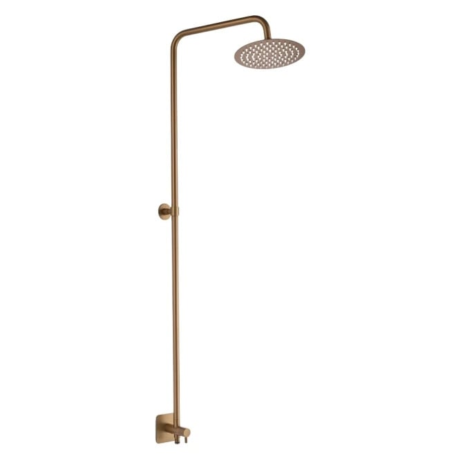Koper_Buitendouche_Set_voor_Tuinslang_Wandmontage