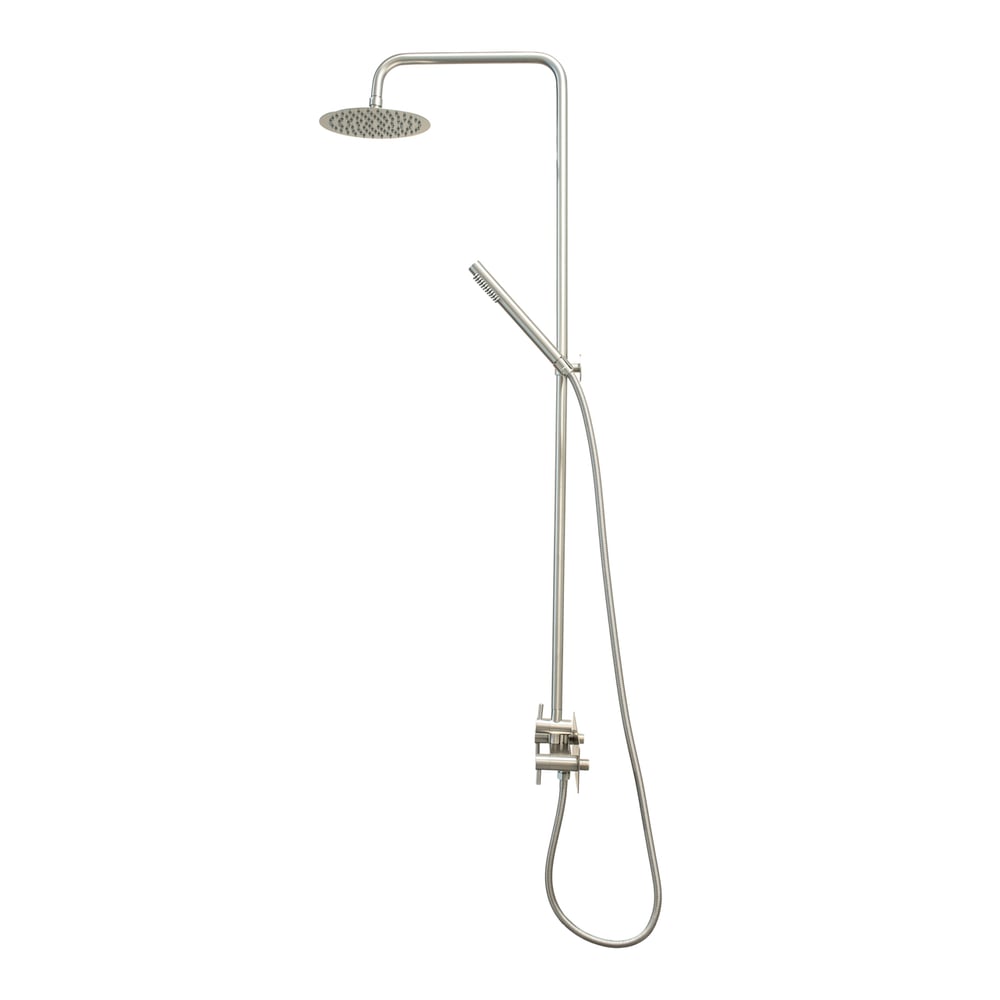 WV023306_Geborsteld_Buitendouche_Set_Warm_En_Koud_Water_Wandmontage_1
