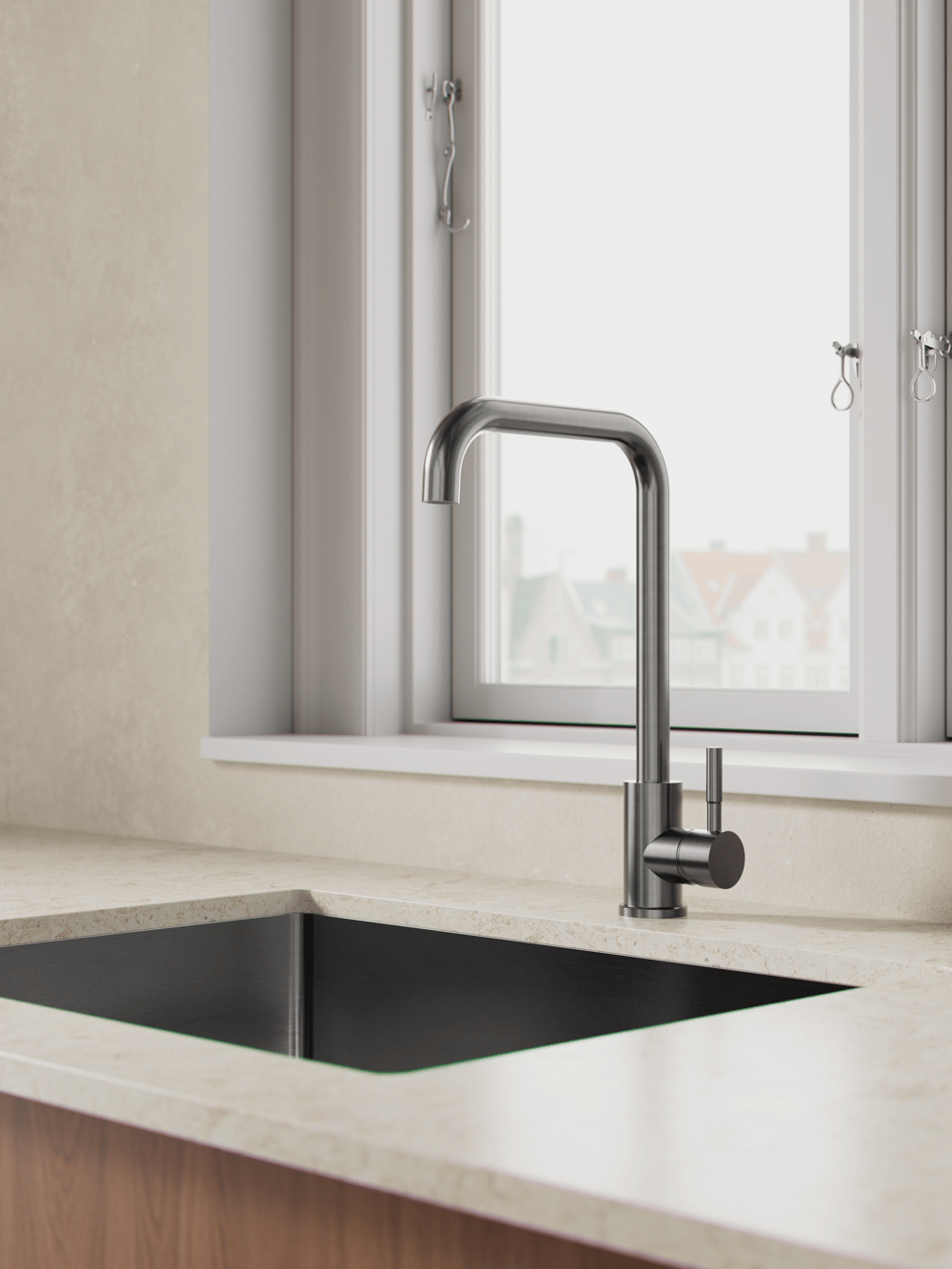 keukenkraanmetuvormigeuitloopbronskleurig2