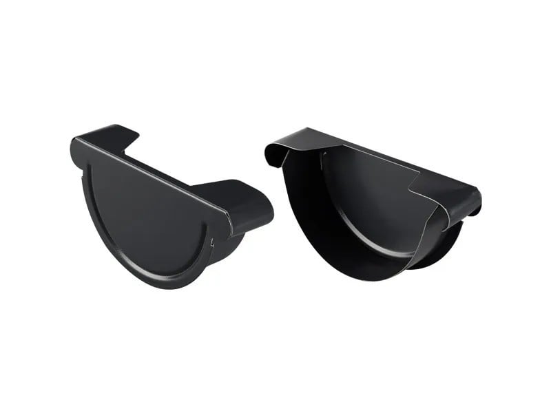 Wovar_Productfotografie_WV021630_Dakgoot_Zink_Eindkap_Zwart_127mm