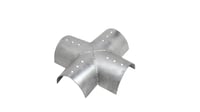 Łącznik 4 kierunkowy do okrągłych słupków 120 mm