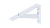 Regalhalter Weiß Metall