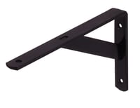 Regalhalter Schwarz Metall