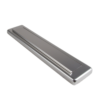 brievenbusklep_aluminium_met_veer_recht_model