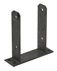 U_paalhouder_voor_12_x_12_cm_palen_Per_Stuk_zwart