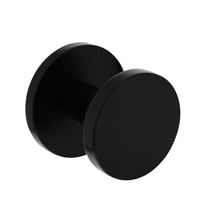 voordeurknop_rond_aluminium_zwart