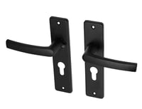 zwarte_deurklinken_met_schild_pc55_aluminium_blokmodel_per_set