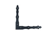 Sierlijst30cmZwartvoorLuik_enHekwerk_PerStuk