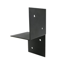 PergolaMuurbevestigingZwartGecoatRechts