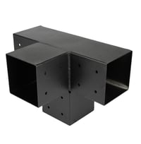 PergolaClosedCornerConnectorwithExtensionBlackfor12x12cmBeams_2