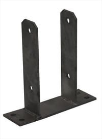 U_paalhouder_voor_9_x_9_cm_palen_Per_Stuk_zwart