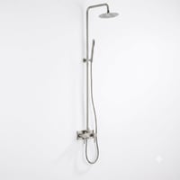 Geborsteld_Buitendouche_Set_Warm_en_Koud_Water_Wandmontage