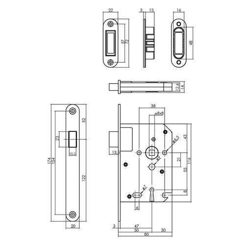 magneetslot_rvs_klavierslot_afmetingen