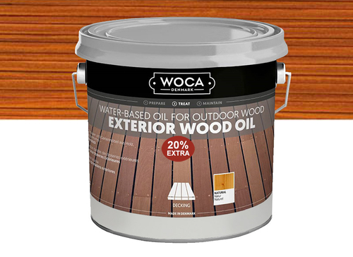 Woca Exterior Oil Bankirai Hout Olie Voor Alle Houtsoorten