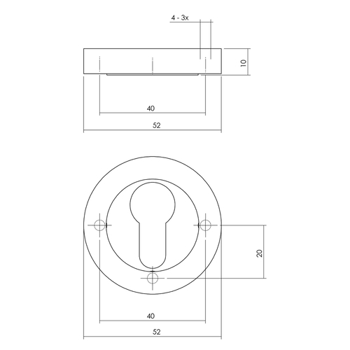 profielcilinderrozet_zwart_rond_met_nokken_maten