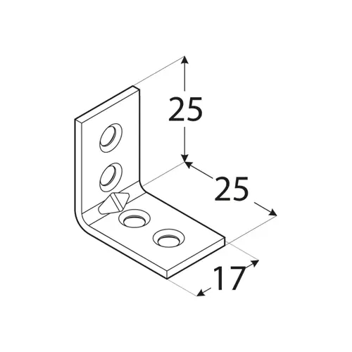 stoelhoekgeelverzinkt25x25x17