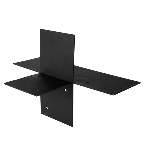 PergolaOpenCornerConnectorwithExtensionBlackfor15x15cmBeams